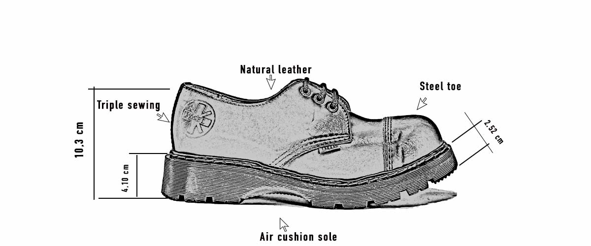 steel shoes air cushion sole