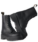 Steel Boots 10 Eyelets Black Alessia