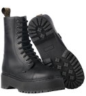 Steel Boots 10 Eyelets Black Alessia