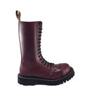 Steel Boots 15 Eyelets Burgundy