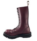 Steel Boots 15 Eyelets Burgundy