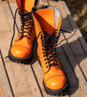Steel Boots 15 Eyelets Orange