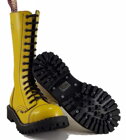 Steel Boots 15 Eyelets Yellow
