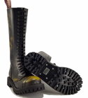 Steel Boots 20 Eyelets Yellow Rub Off