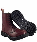 Steel Boots 8 Eyelets Burgundy