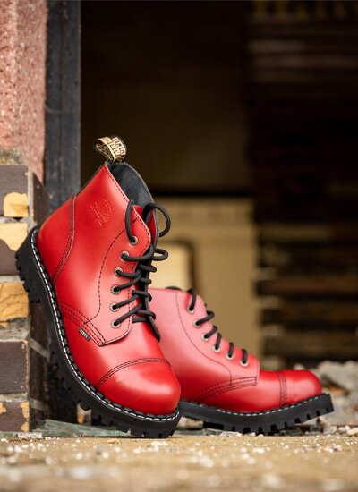 6 Eyelet boots Steel