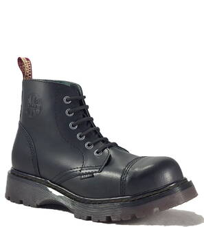 Steel Boots 6 Eyelets Black Air 