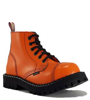 Steel Boots 6 Eyelets Orange