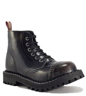 Steel Boots 6 Eyelets White Rub Off