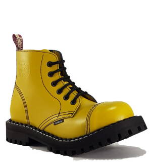Steel Boots 6 Eyelets Yellow