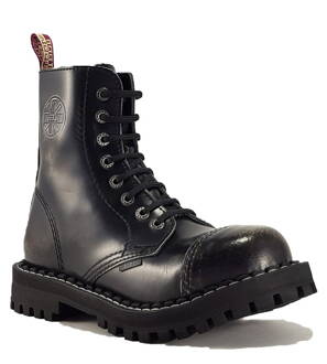 Steel Boots 8 Eyelets White Rub Off