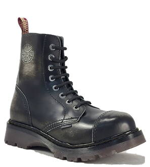 Steel Boots 8 Eyelets White Rub Off Air 